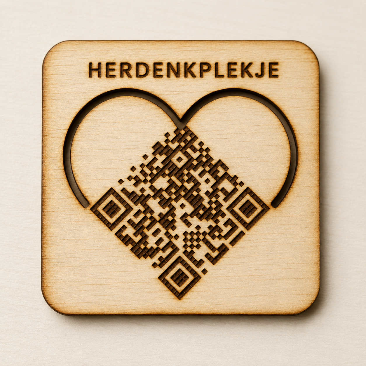 QR-code herinneringsproduct